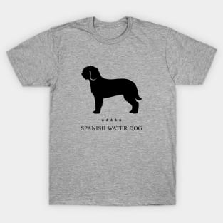 Spanish Water Dog Black Silhouette T-Shirt